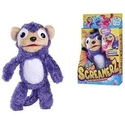 Smoby - Screamerz - Divertido peluche interactivo - Mono - 28 cm - Rui