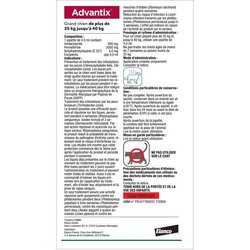 ADVANTIX 6 antiparasitaire pipetten - Voor grote honden van meer dan 2