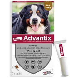 ADVANTIX 4 Antiparasitenpipetten - Für sehr große Hunde von 40 bis 60 