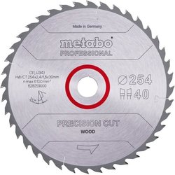 Pro cirkelzaagblad - METABO - Precision Cut Wood HW/CT 254x30, 40 WZ 2