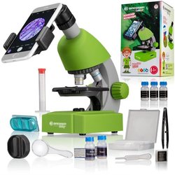 Microscopio 40x-640x - BRESSER JUNIOR - iluminación LED - kit de exper