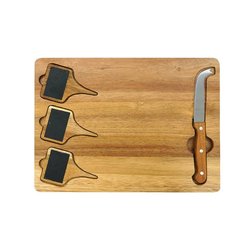 Plateau a fromage - FACKELMANN - Avec ardoises + couteau a fromage - 3