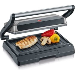 SEVERIN KG2394 Kompakter Multifunktionsgrill: Fleisch - Paninis - Gemü