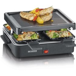 SEVERIN Raclette Grill 4 personen compact, makkelijk op te bergen, ide