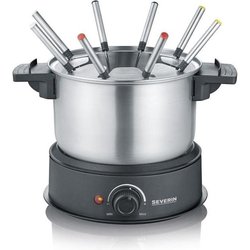 SEVERIN FO2473 Elektrisches Fondue 8 Personen mit abnehmbarem Edelstah
