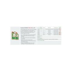 Olio motore - CASTROL - EDGE 0W-20 LL IV - 1L
