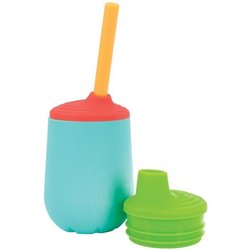 Tazza da allenamento NUBY - Silicone - 120 ml - Dai 6 mesi - Multicolo