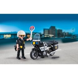 PLAYMOBIL - Polizei-Biker-Koffer - Junge - 13 Teile - Ab 4 Jahren