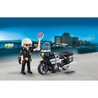 PLAYMOBIL - Valigia del motociclista della polizia - Bambino - 13 pezz