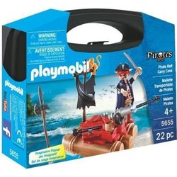 PLAYMOBIL - Valigia dei pirati - Bambino - Cannone e proiettili - 22 p