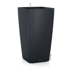LECHUZA Cubico Color 40 Planter - Slate - Sub-irrigation system - 40x4