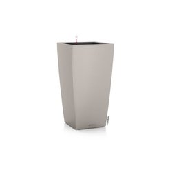 LECHUZA Blumentopf Cubico Color 40 - Komplettset, Sandbraun