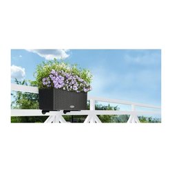 Jardiniere - Lechuza - Balconera Cottage 50 - Graniet - Rechthoekig - 