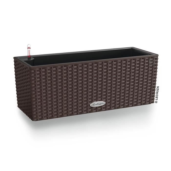 Jardiniere - Balconera cottage 50 - Complete kit - Moka - 8 L - LECHUZ