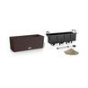 LECHUZA Jardiniere BALCONERA Cottage  - 50 x 19 x 19 cm - Moka