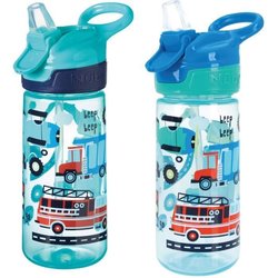 Verpakking van 2 waterflessen - NUBY - Super Quench - 540 ml - Blauw