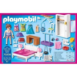 PLAYMOBIL 70208 - Dormitorio con espacio para coser
