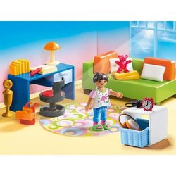PLAYMOBIL 70209 Chambre d enfant avec canapé-lit, Maison Traditionnell