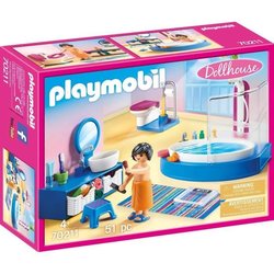 PLAYMOBIL 70211 - Casa de muñecas La Maison Traditionnelle - Baño con 