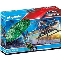 PLAYMOBIL - 70569 - Politie Politiehelikopter en parachutist