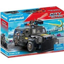 PLAYMOBIL 71144 Véhicule d intervention des forces spéciales, Les poli