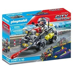 PLAYMOBIL 71147 Transformable Bandit Quad, Police Elite Unit, City Act