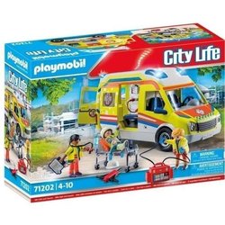 Playmobil - 71202 - Subcutoren der Stadt Action Les - Krankenwagen mit