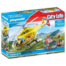 Playmobil - 71203 - City Action Les Subcutors - Rescue Helicoptere