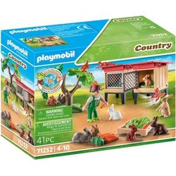Playmobil - 71252 - Land die Farm - Kind mit Gehäuse und Kaninchen