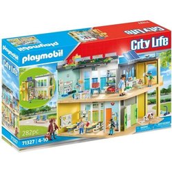 PLAYMOBIL 71327 Scuola attrezzata - Vita cittadina - Scuola - Amore pe