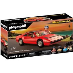 PLAYMOBIL 71343 Magnum - Ferrari 308GTS - Coches Clásicos - Coche de c
