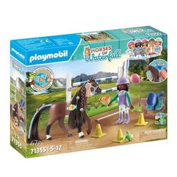 PLAYMOBIL 71355 Zoe & Blaze con carrera de obstáculos - Caballos de la