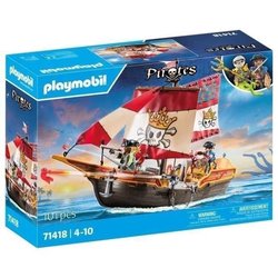 PLAYMOBIL 71318 Bote de Remos Pirata - Piratas - Con dos personajes, d