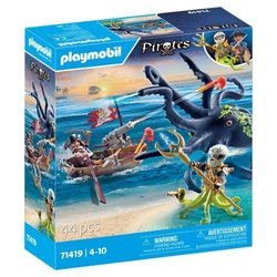 PLAYMOBIL 71419 Piraat met gigantische octopus - Piraten - Met een pir