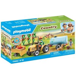 PLAYMOBIL 71442 Bauer mit Traktor und Tankwagen  Country  Ab 4 Jahre