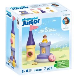 PLAYMOBIL Junior 71458 Bella, Torreta con música, Disney, A partir de 