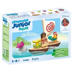PLAYMOBIL Junior 71459 Vaiana und Segelboot, Disney, 12 Monate