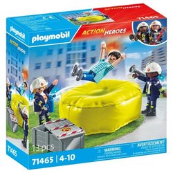 PLAYMOBIL 71465 Pompieri con cuscino di salvataggio - Action Heroes - 
