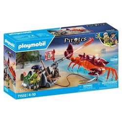 PLAYMOBIL 71532 Pirata y cangrejo gigante - Los Piratas