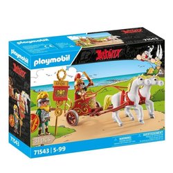 PLAYMOBIL 71543 Asterix: Caesar mit Streitwagen und Pferden