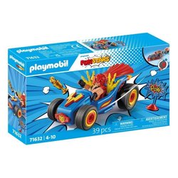 Playmobil 71632 Luchador y Kart, Funstars, 39 piezas, a partir de 4 añ