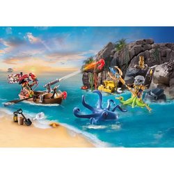 PLAYMOBIL 71636 Calendrier l Avent Pirate, 24 surprises, 98 pieces, De