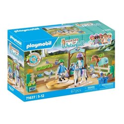 PLAYMOBIL 71637 Reithalle Pferde des Wasserfalls, 67 Teile, ab 5 Jah