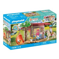 PLAYMOBIL 71638 Espace détente cavalieres, Horses of Waterfall, 63 pie