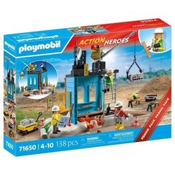 PLAYMOBIL - 71650 - Arbeiter und Baustelle