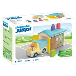 PLAYMOBIL Junior 71686 Vrachtwagen- en garagewerker, Disney, 12 maande