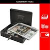 MASTER LOCK Caja de monedas 8 compartimentos