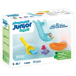 PLAYMOBIL Junior 71689 Scivolo acquatico e animali marini Include pers