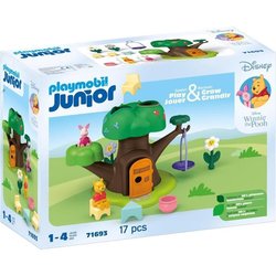 PLAYMOBIL JUNIOR 71693 Winnie the Pooh y Piglet con cabaña