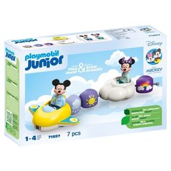 PLAYMOBIL 71697 Mickey and Minnie s Cloud Train - Disney - Includes Mi